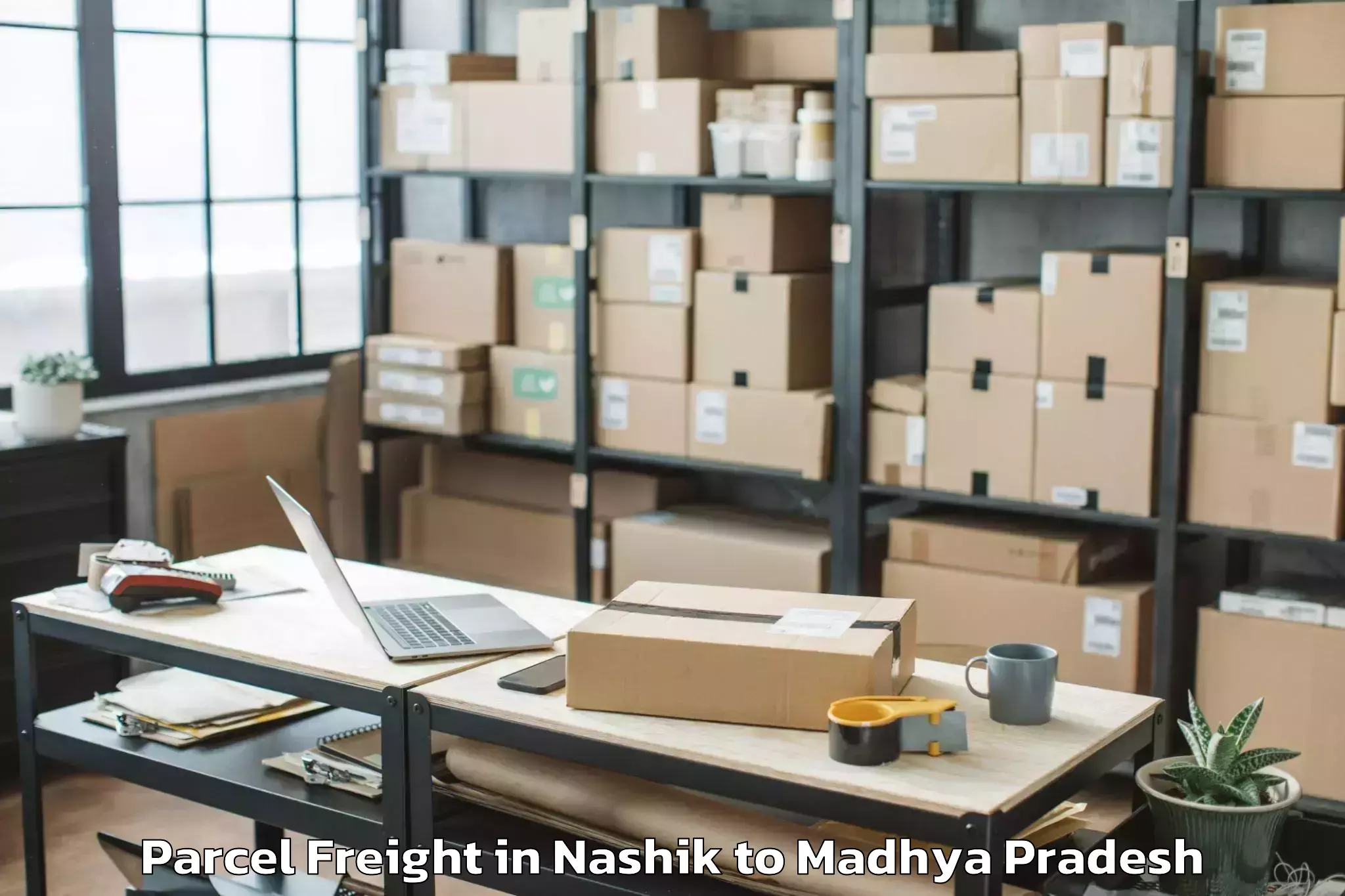 Discover Nashik to Chanderi Parcel Freight